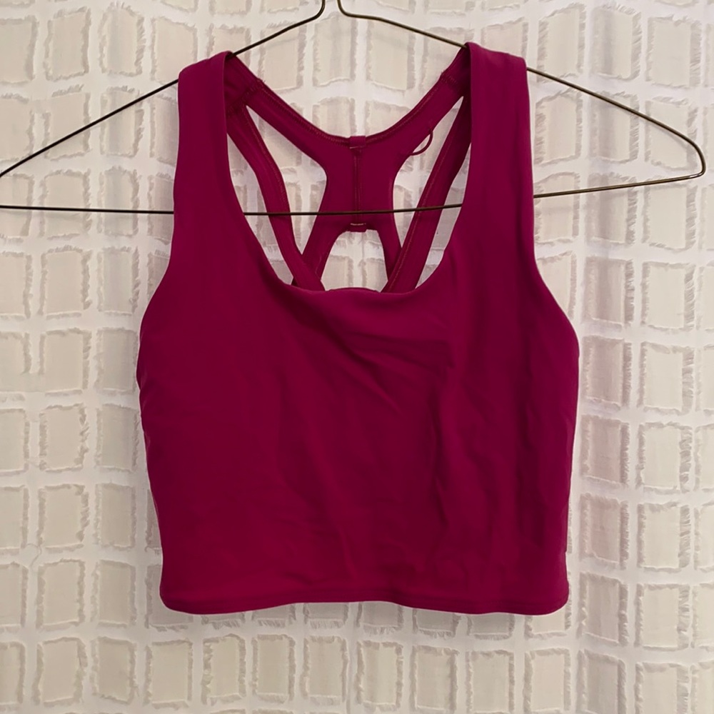 lululemon pink tank top, size 4